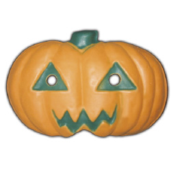 Máscara de goma EVA calabaza de Halloween