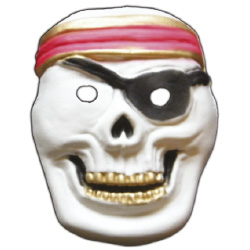 Máscara de goma EVA de pirata