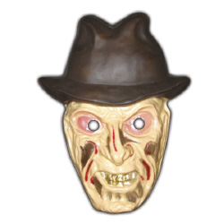 Máscara de goma EVA Freddy con sombrero