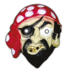 Máscara de goma EVA Pirata