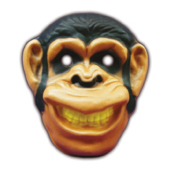 Máscara de goma EVA Chimpancé con sonrisa