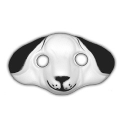 Máscara de goma EVA Perro
