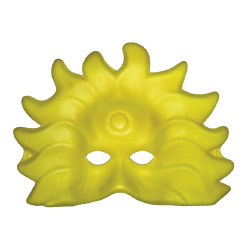Máscara de goma EVA Sol